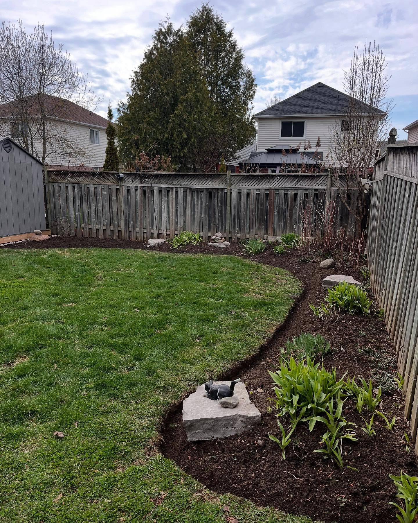 Spring clean up for one of our first clients!