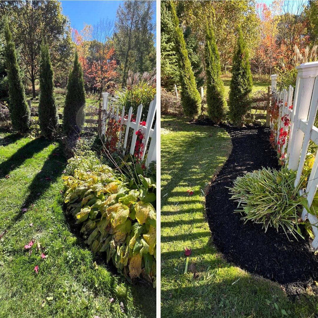 Garden Refresh Completed Our team de-weeded and edged all garden beds, pruned overgrown and dead plants, and applied a fresh…