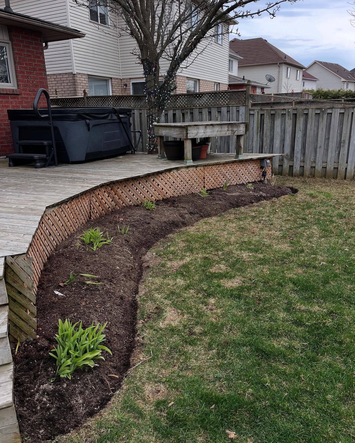 Spring clean up for one of our first clients!