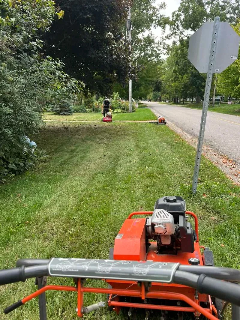 Aeration and dethatching in Oshawa